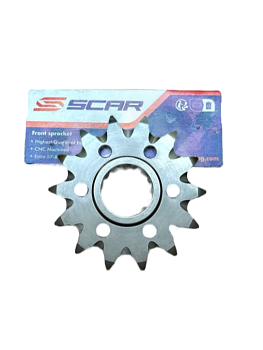 Передняя звезда Scar #520 под мотоциклы KTM 125б 530 SX/SX-F/EXC/EXC-F 1987-23 HVA 125, 501 TC/TE/FC/FE 2014-23 - 14 зубьев