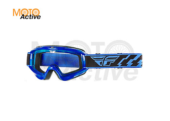 Очки для мотокросса FLY RACING FOCUS (2016) синие, прозрачные