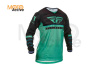 Футболка для мотокросса FLY RACING KINETIC K120 2020 зелёная/чёрная