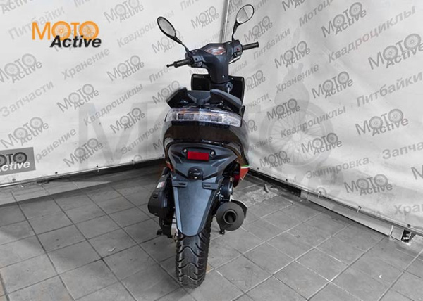 Скутер Regulmoto EAGLE 50 (LJ80QT-3L) колёса R12, Чёрный/красный