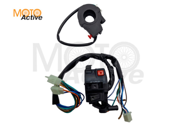 Блоки кнопок руля (пара) Active, Wave "XVP" (черные)