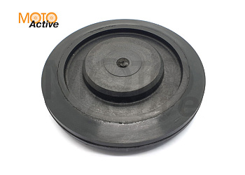 Каток пластмассовый (без подшипника) для тележки 3-х пруж., 488 мм