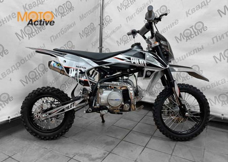 Питбайк Regulmoto PILOT EA 14/12 (полуавтомат КПП) серый-черный