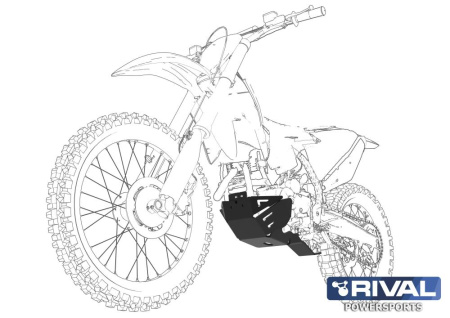 Защита двигателя пластик PLASTIC SKID PLATE GR7 F300A