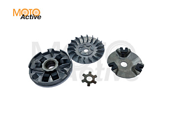 Вариатор передний Yamaha JOG 90 (d-16mm, палец, щека, ступица) "BEEZMOTO"