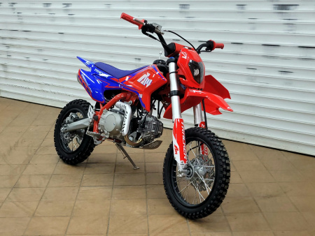 Питбайк Кроссовый Apollo Tracker 110E auto, 14/12 (Красный/Cиний)