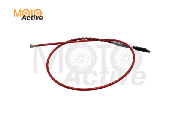 Трос сцепления 1000мм с пружиной красный
