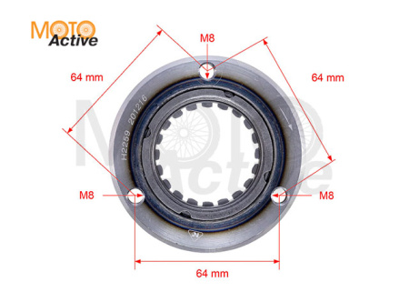 Обгонная муфта KAYO двиг. YX CB250 (воздушный) CN