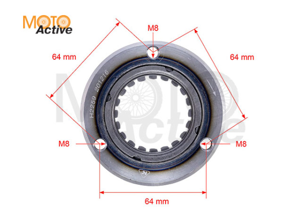 Обгонная муфта KAYO двиг. YX CB250 (воздушный) CN