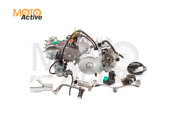 Двигатель 125см3 152FMI (52.4x55.5) полуавтомат, 1ск реверс, верхний стартер