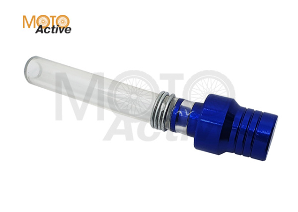 Бензоклапан CNC, с шариком синий