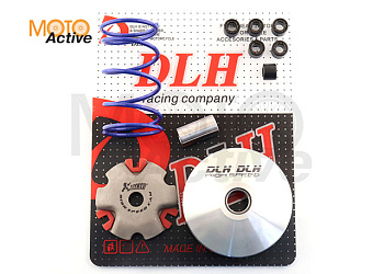 Вариатор передний (тюнинг) Honda LEAD AF48, DIO AF54/56 (палец, ролики 6шт-8г, пруж. торк-ра) "DLH"