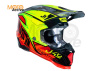 Шлем кроссовый JUST1 J40 SHOOTER (красный/желтый глянцевый)