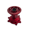 Ступица передняя CNC (R21" d=15mm) красная X-TECH