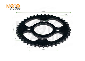 Венец, звезда ведомая (428H-41) CG/CB Forester 4х90х58х10