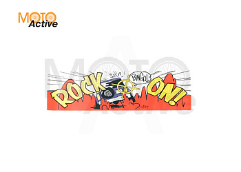 Наклейка декор ROCK ON! (28x8см) (#3530)