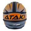 Шлем кроссовый ATAKI JK801A Legacy (оранжевый/серый матовый)