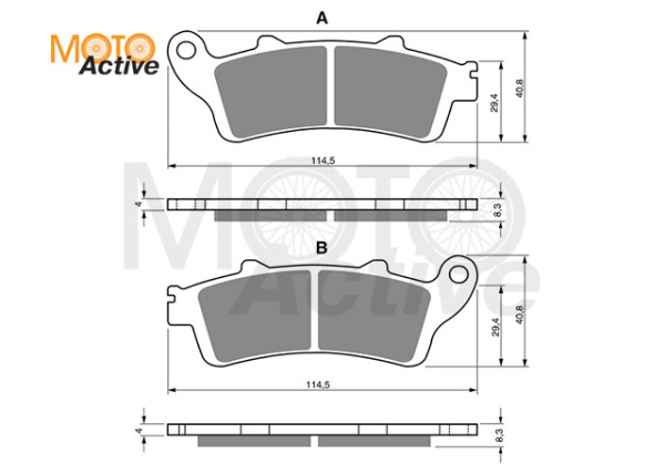 Тормозные колодки GOLD FREN Sintered S3 178