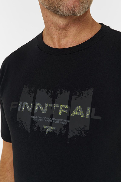 Футболка FINNTRAIL Logo 6721 Black