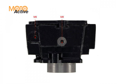 Цилиндро-поршневая группа 4T двиг. YX125 см3 153FMI d-52,4, p-14 (чугун. цил.) SM-PARTS