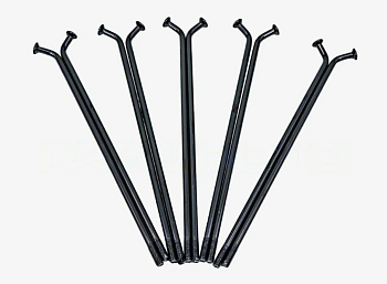 Спицы колеса 14"х149х3,5мм Seven Medalist, 10 шт. черные, без гаек