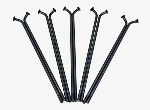 Спицы колеса 14"х149х3,5мм Seven Medalist, 10 шт. черные, без гаек