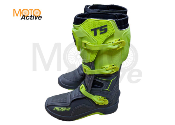 Мотоботы ROQVI T5 Neon Green