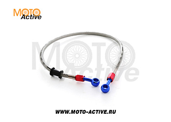 Шланг тормозной армированный L-500 mm M10/прямой - M10/15°