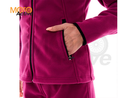 Женская флисовая кофта Level Purple Black (L)