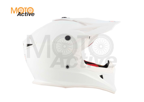 Шлем (кроссовый) Origine HERO Solid, белый глянцевый