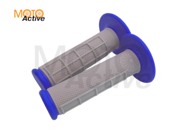 Грипсы руля ACCEL RGP-535M-120 серый/синий