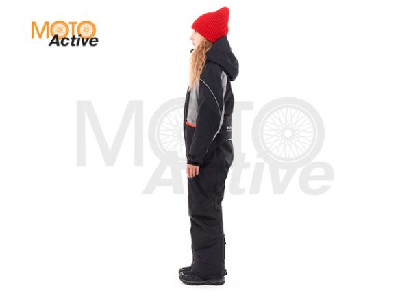 Зимний утепленный комбинезон DF Teenager Gravity Black Gray 2023 (140-146)