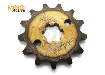 Звезда ведущая (420-13) 17мм сталь, закаленные зубья