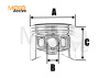Поршень в сборе ZS174MN-3 (CBS300) (74*16*43)