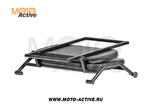 Диван с обивкой из кож.заменителя для саней к мотобуксировщику с металлическим каркасом  в сборе