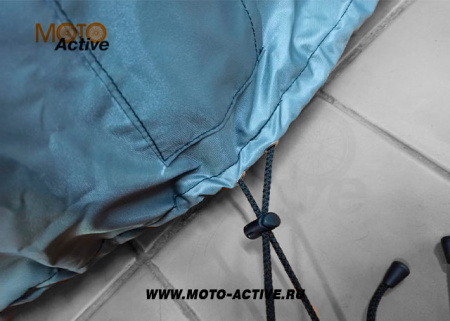 Чехол для квадроцикла ОКСФОРД 240 разм. L (большой квадр) черный с серым BM500