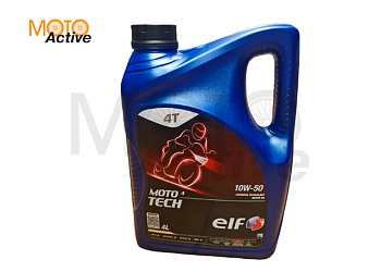 Моторное масло ELF/MOTO 4 TECH 10W-50., 4л.