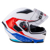 Шлем модуляр ATAKI JK902 Spot (красный/синий/белый глянцевый)