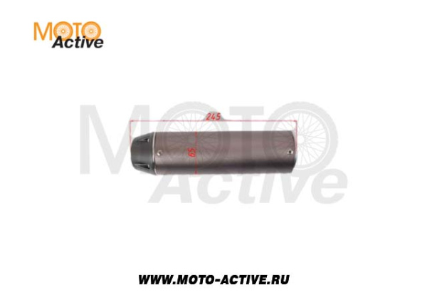 Глушитель KAYO CRF801 с шумогасителем (с 2014 года)