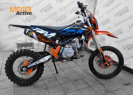 Питбайк Regulmoto SPITFIRE 140cc 17/14 PRO Черный-оранжевый