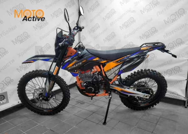 Мотоцикл REGULMOTO ATHLETE PRO (4 valves) 6 скоростей ПТС) оранжевый-черный