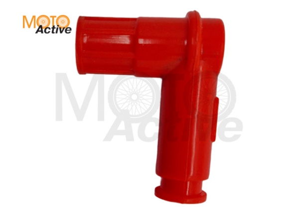 Колпачок свечной мото силикон (красный)
