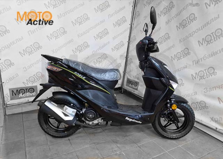 Скутер Regulmoto EAGLE 50 (LJ50QT-3L) колёса R12, Чёрный