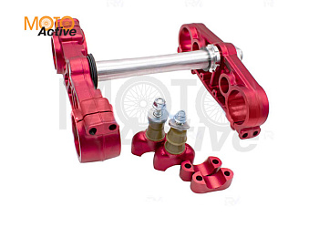 Рулевая колонка в сборе Regulmoto ZR, CR-Z 300, красная