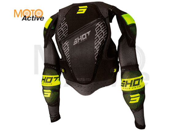 Черепаха SHOT ULTRALIGHT 2.0 (черный/HiVis желтый)