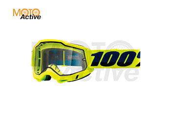 Очки 100% Accuri 2 Enduro Goggle Fluo Yellow / Clear Dual Lens