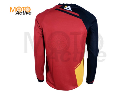 Джерси ATAKI Rampage коричневая/желтая