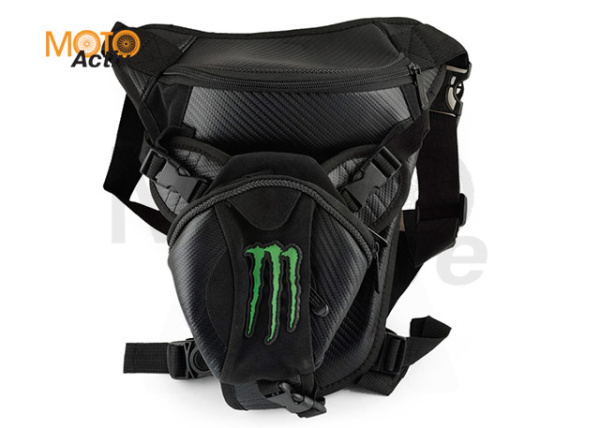 Сумка на бедро "MONSTER ENERGY" (замшевые вставки mod: B-2)