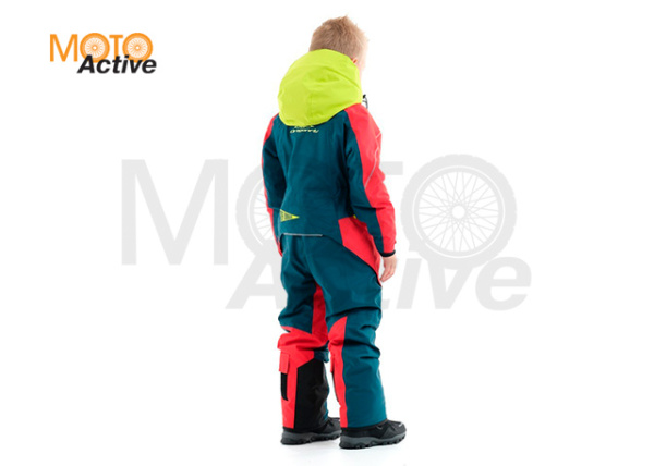 Зимний утепленный комбинезон DF Junior Gravity RedDark Ocean (116-122)