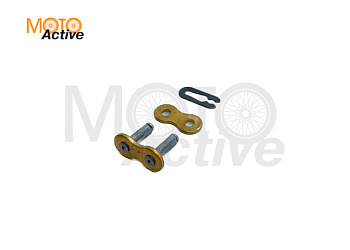 Замок для цепи CZ Chains 420 MX Gold (защелка)